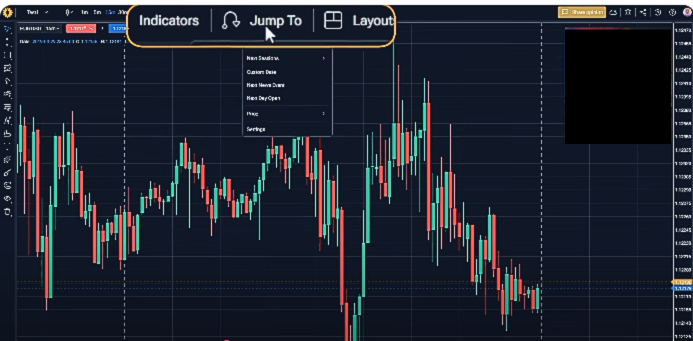 forex tester "Jumpto" feature